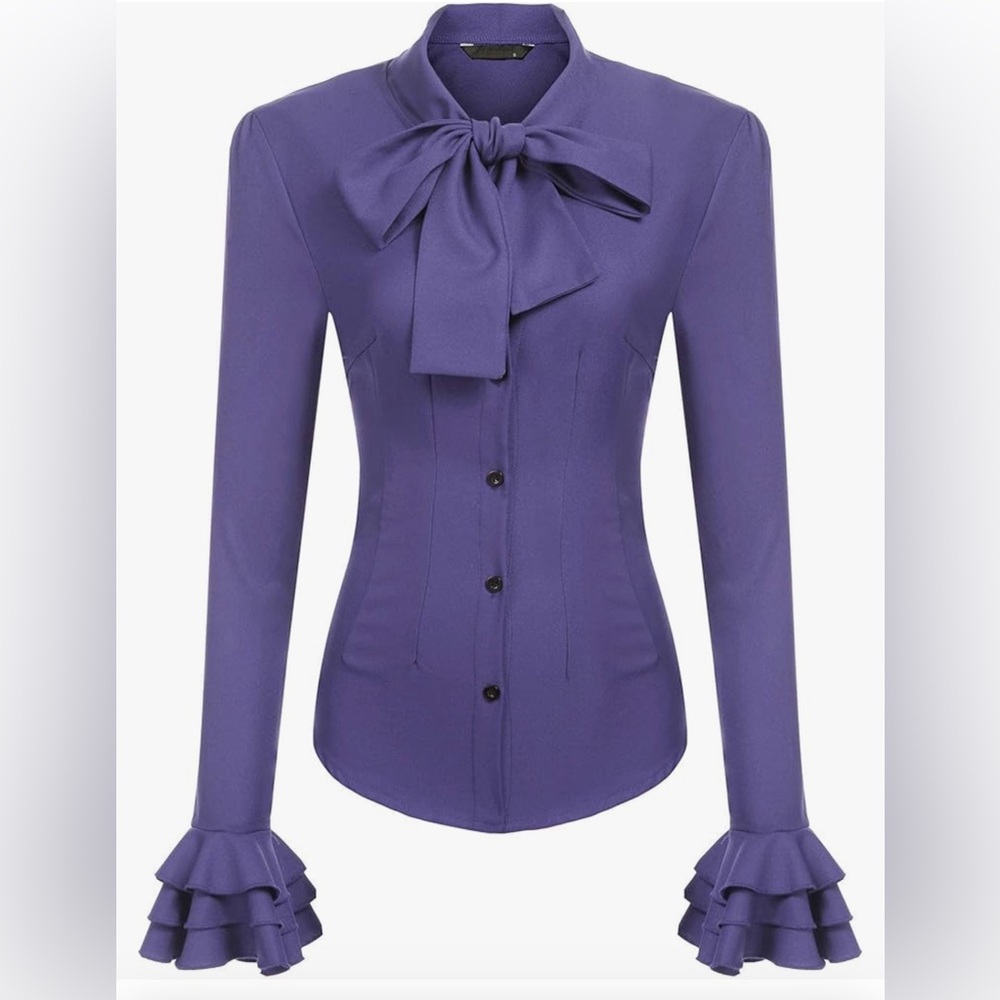 Tie-front Blouse
